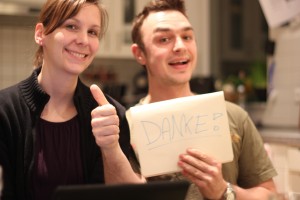 We say DANKE! We say DANKE!