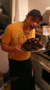 Last time Holger was allowed to bake, we ended up with 4 pounds of Hamburgers.